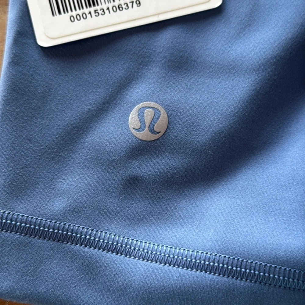 NWT Lululemon Wunder Train High Rise Short 6” inseam Oasis Blue Size 4 Everlux